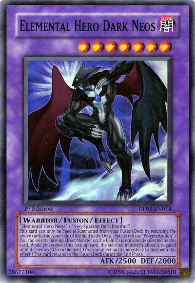 Yu-gi-oh! / GX/5D's: Elemental Hero Dark Neos