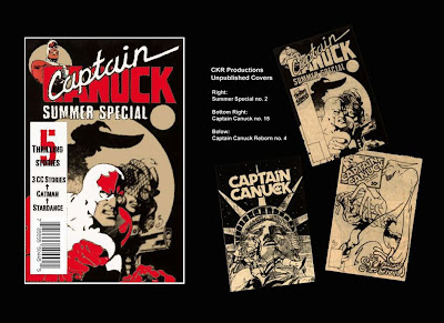 Captain Canuck unpublished covers