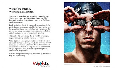 Magazines, The Power of Print ad