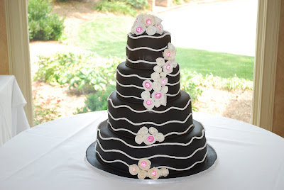 Brown Wedding Cake