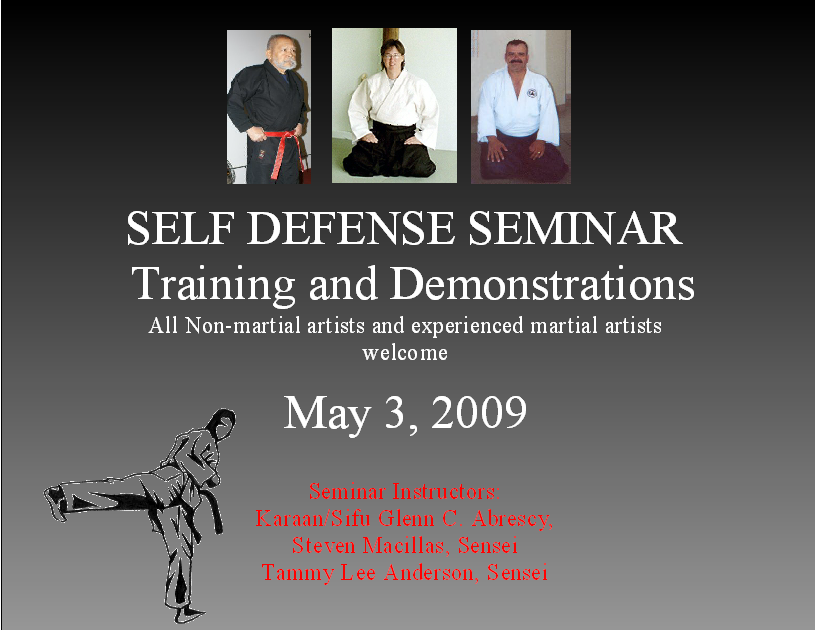 KemscrimaDoh Martial Arts, Merced, California Fresno Self Defense Seminar