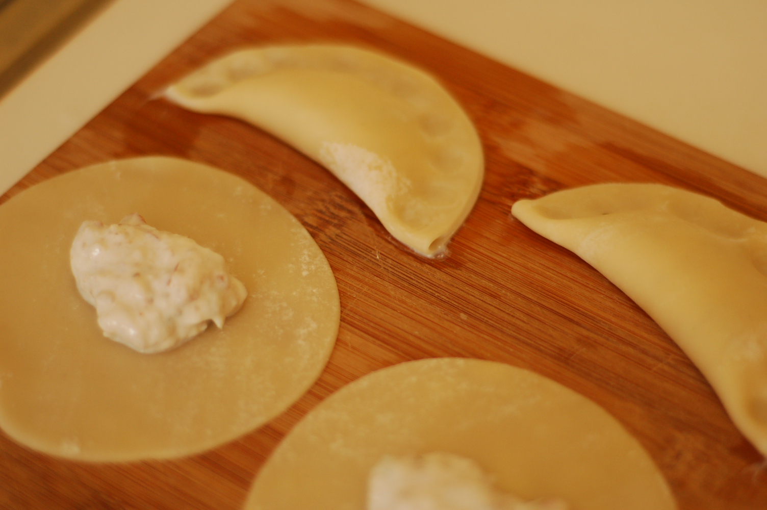 The Grains of Paradise Pear, Goat Cheese, and Thyme Ravioli