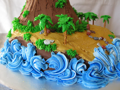 The Bake-Off Flunkie: The Island Volcano Cake