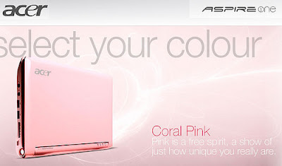 pink acer aspire one