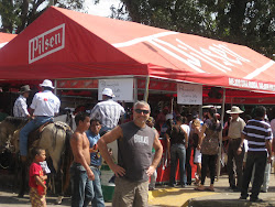 The Pilsen beer tent at Santa Cruz festival