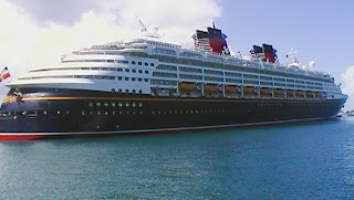 Disney Wonder docked in Nassau, Bahamas