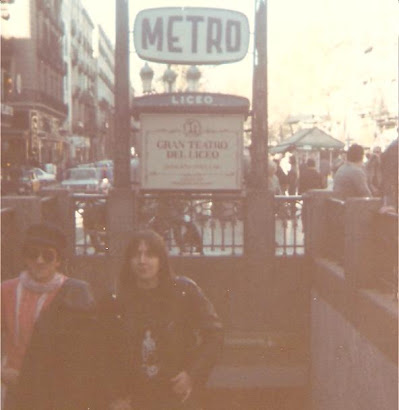 En Barcelona con Ricardo (noviembre de 1984):