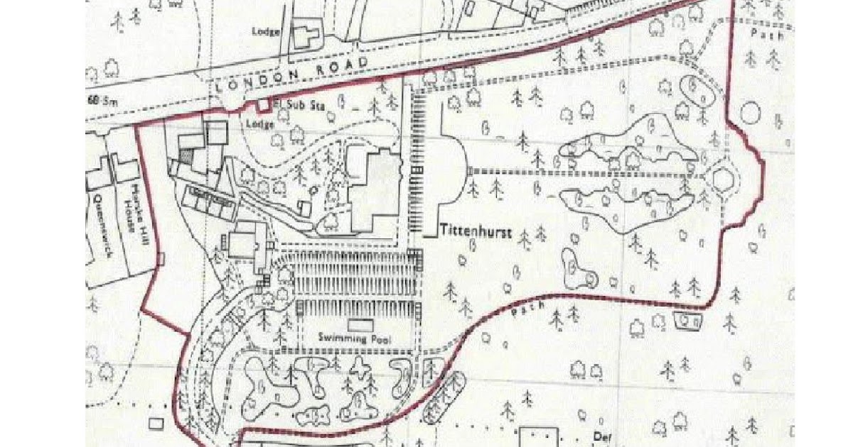 Tittenhurst Park Title Plan 1977