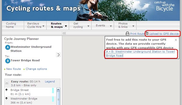 tfl cycle routes map