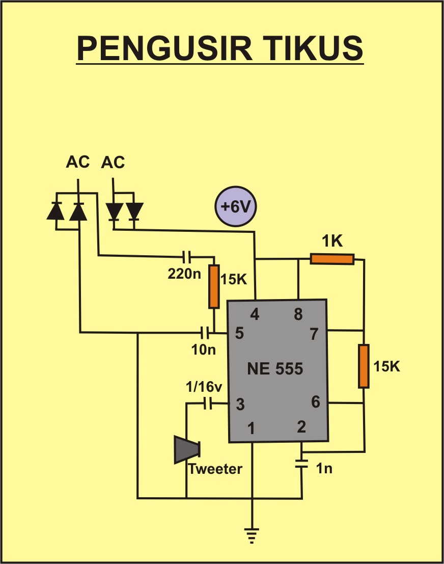 Kumpulan Skema Elektronika Rangkaian Pengusir Tikus Kumpulan Skema Elektronika Rangkaian Pengusir Tikus