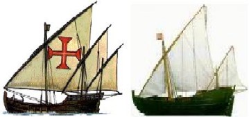 Embarcações - Séculos XV e XVI