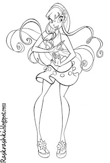 Раскраски Winx