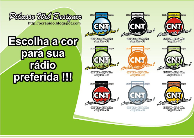 CNT FM - Escolha a cor do logotipo da sua rádio