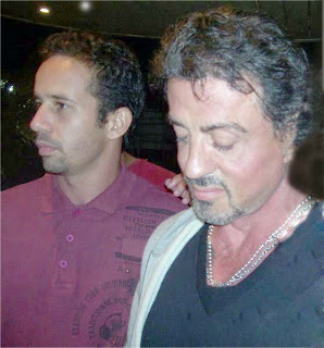 Alvaro Arruda e Sylvester Stallone