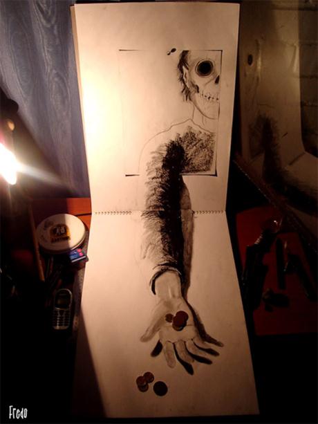Lukisan Semacam Real c1e4d amazing drawings in 3d 03 Lukisan Semacam Real