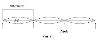 nodes and internodes in acoustics, guitar music theory