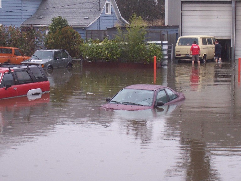 This can cause flooding.