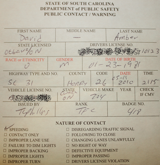 David & Tamara's 2010 Road Trip Day 11 VA, NC and SC