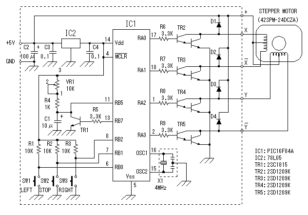 Stepper motor driver ic l297 schematic Stepper motor driver ic l297 schematic