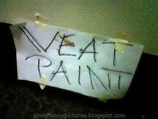 wet paint