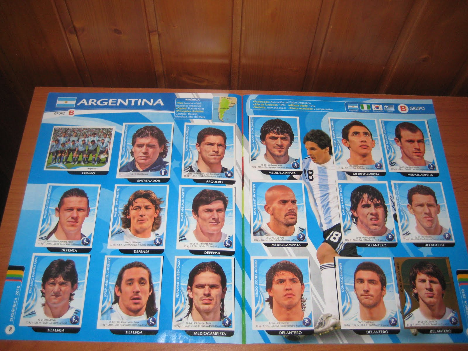 MIS COLECCIONES DE CROMOS MUNDIAL SUDAFRICA 2010 (NAVARRETE)