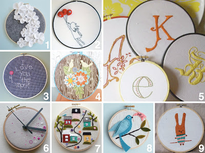 Embroidery Hoop Art