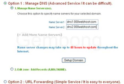 setting domain