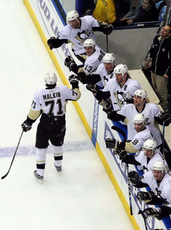 Evgeni Malkin hat trick