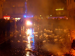 Montpellier, place de la Comédie : Carnaval