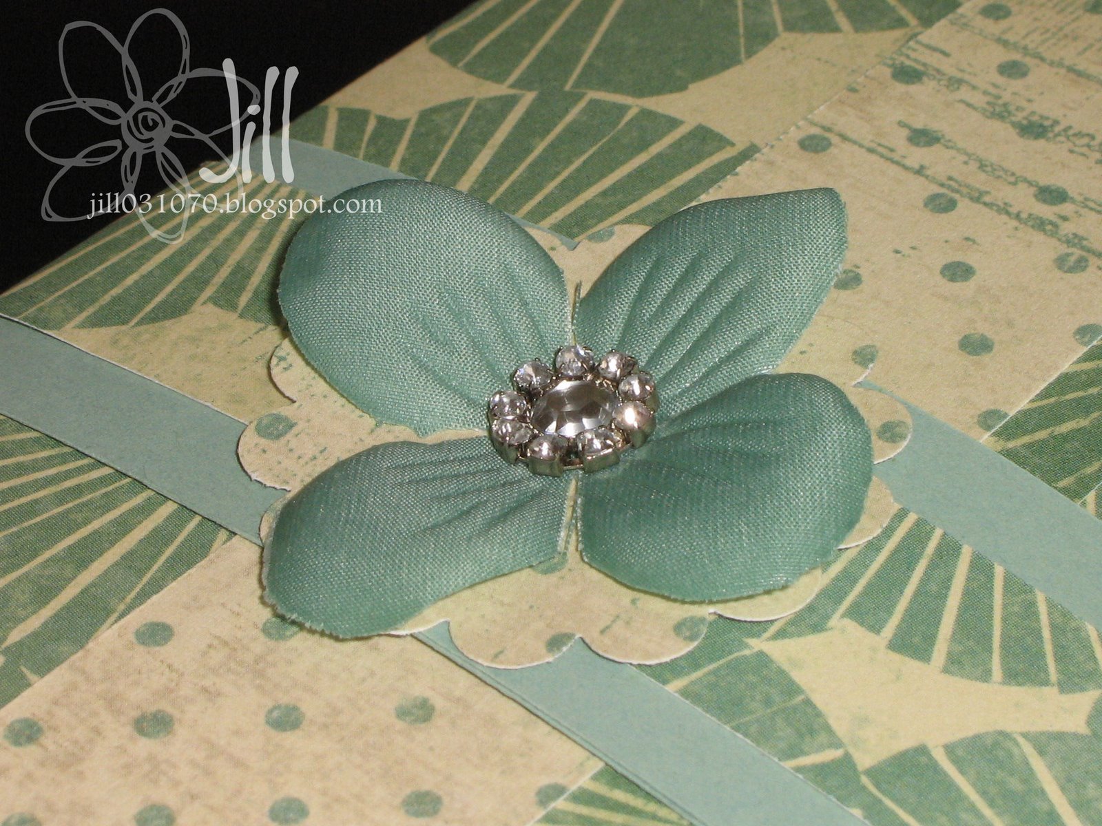 3 Pocket note card holderCased! Jill's Card Creations