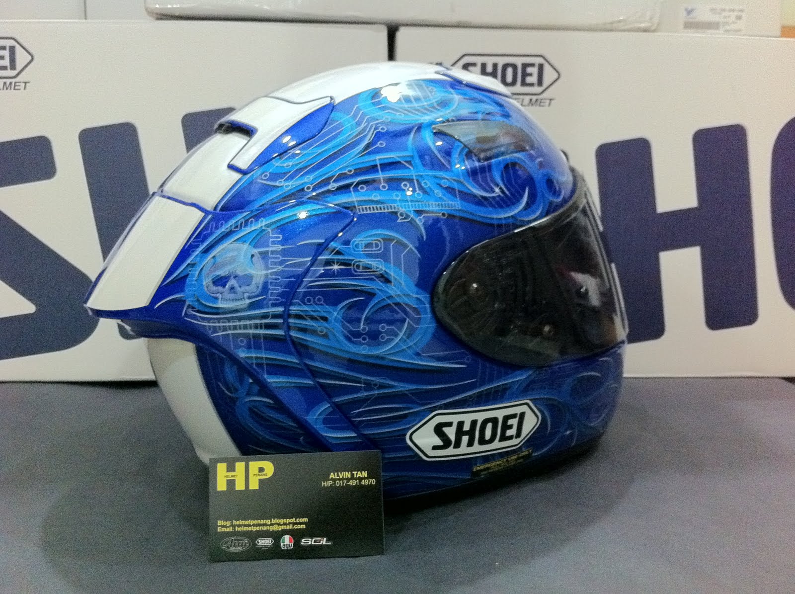 Shoei Blue