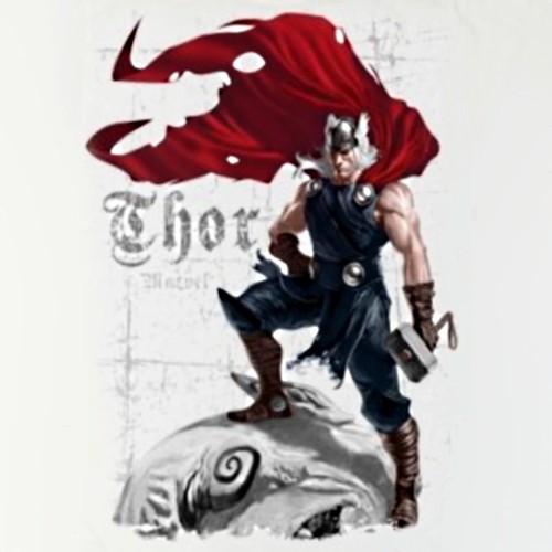 a gothic style Thor logo. thor logo wallpaper. a gothic style Thor logo.
