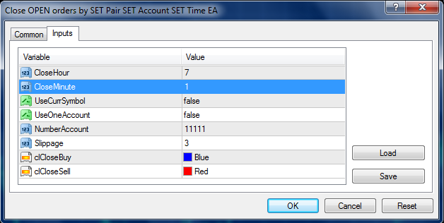 Robot forex 2057 setting