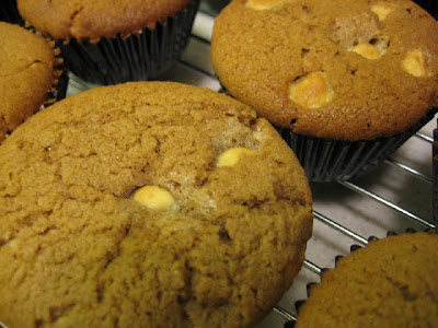 Lemon Almond Coffee White Chocolate Chip Muffin