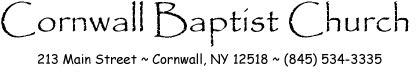 Cornwall Baptist Church