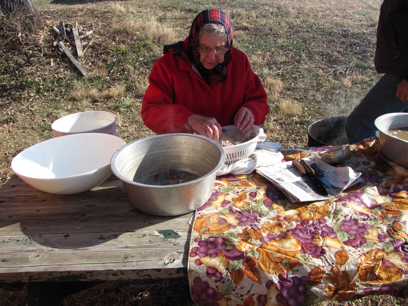 This & That Thursday Making Pon Haus (otherwise known as Scrapple)