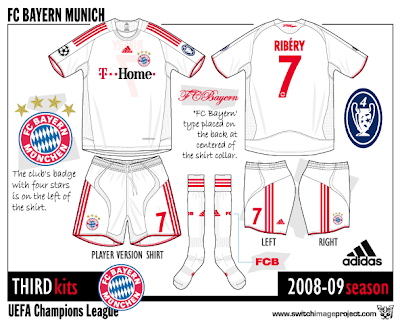 FC Bayern Munich 2007-09 Away