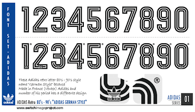 Football Teams Shirt And Kits Fan Adidas Retro Font 80 S 90 S German Style