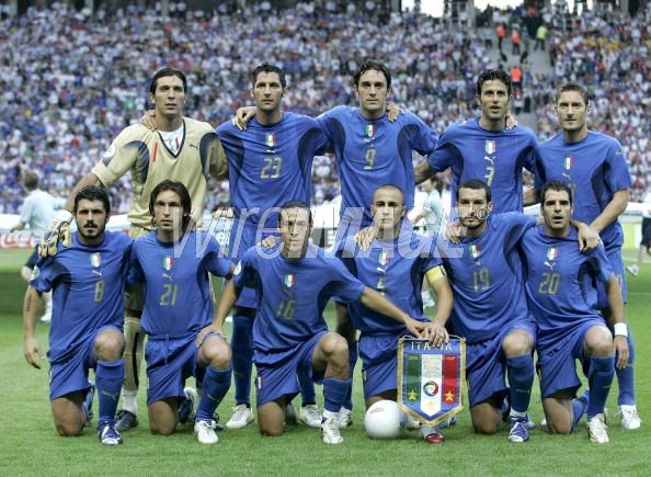 Football teams shirt and kits fan: Italy WC 2006 GK kits