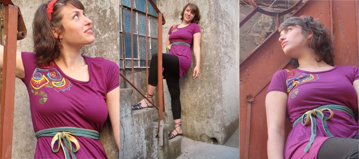 VESTIDO MANGAS CORTAS