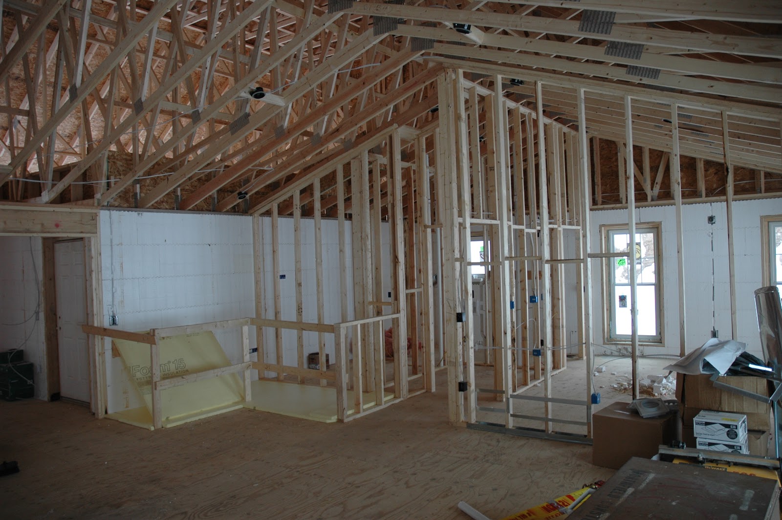 David S Icf Home Build Interior Work