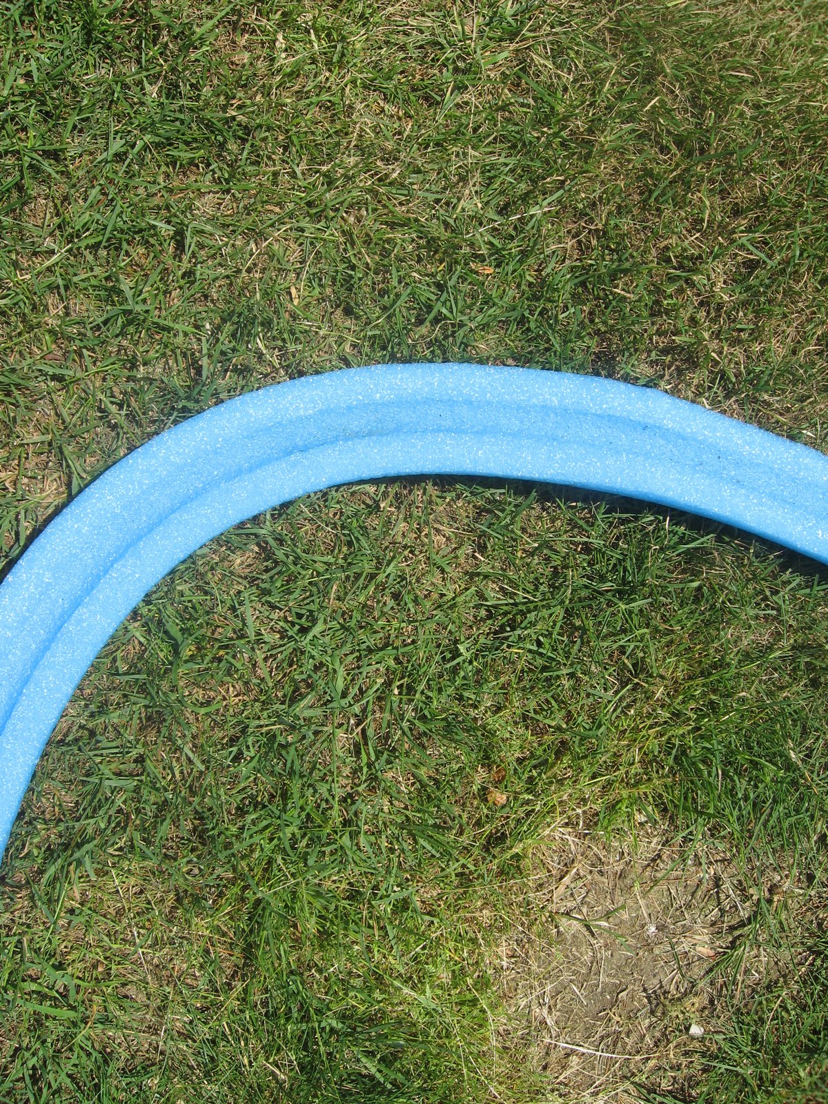 AggieRay Cut Pool Noodles in half and size for gluing on headboard