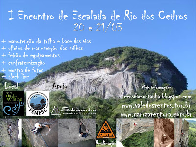 1º Encontro de Escalada de Rio dos Cedros – SC