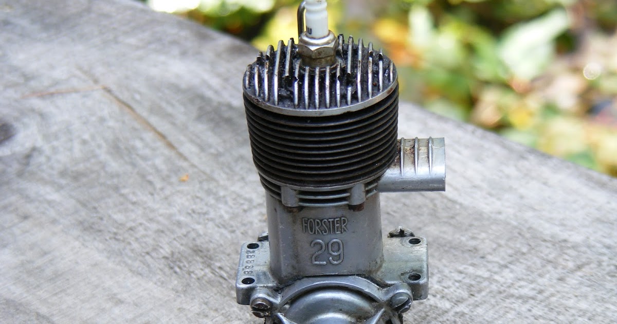 Vintage Model Airplane Engines Running Foster 29 Model Ignition Enginel