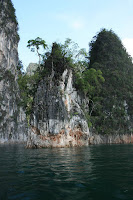 Cliffs in Chiao Lan lake