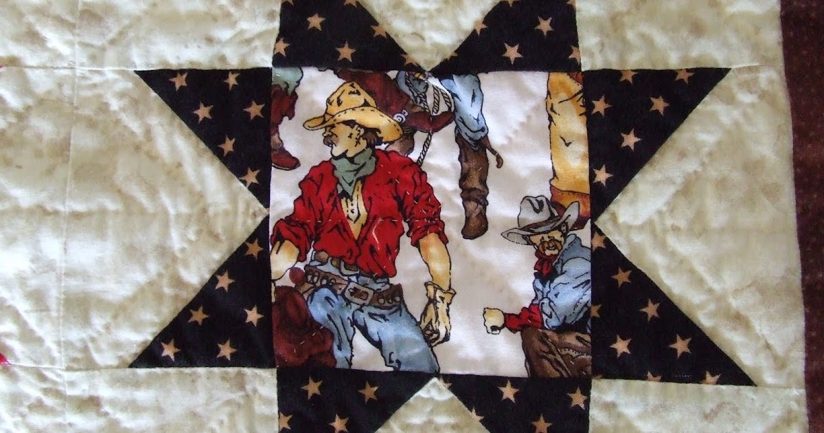 pelecypods Cowboy western quilt