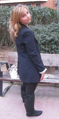 boyfriend blazer, trench, street style