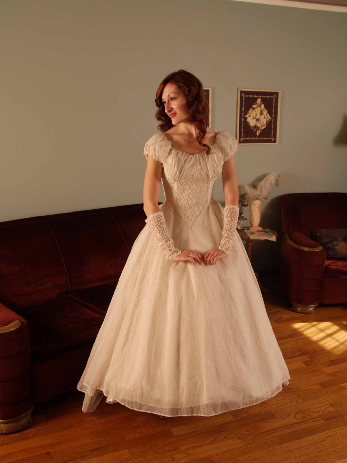 Mariages Rétro Robes d'autrefois modèle vintage des années 1950