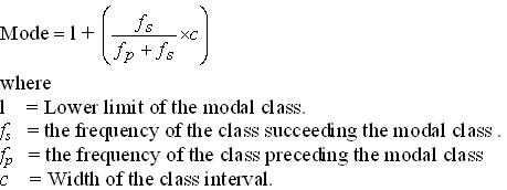 Worksheet Mode Formula statistical averages the mode can be determined analytically in case of continuous distribution for a symmetrical mean median and coincide