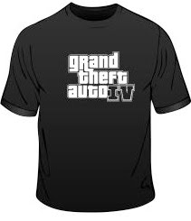 Футболка "Grand Theft Auto IV" (Чорна)